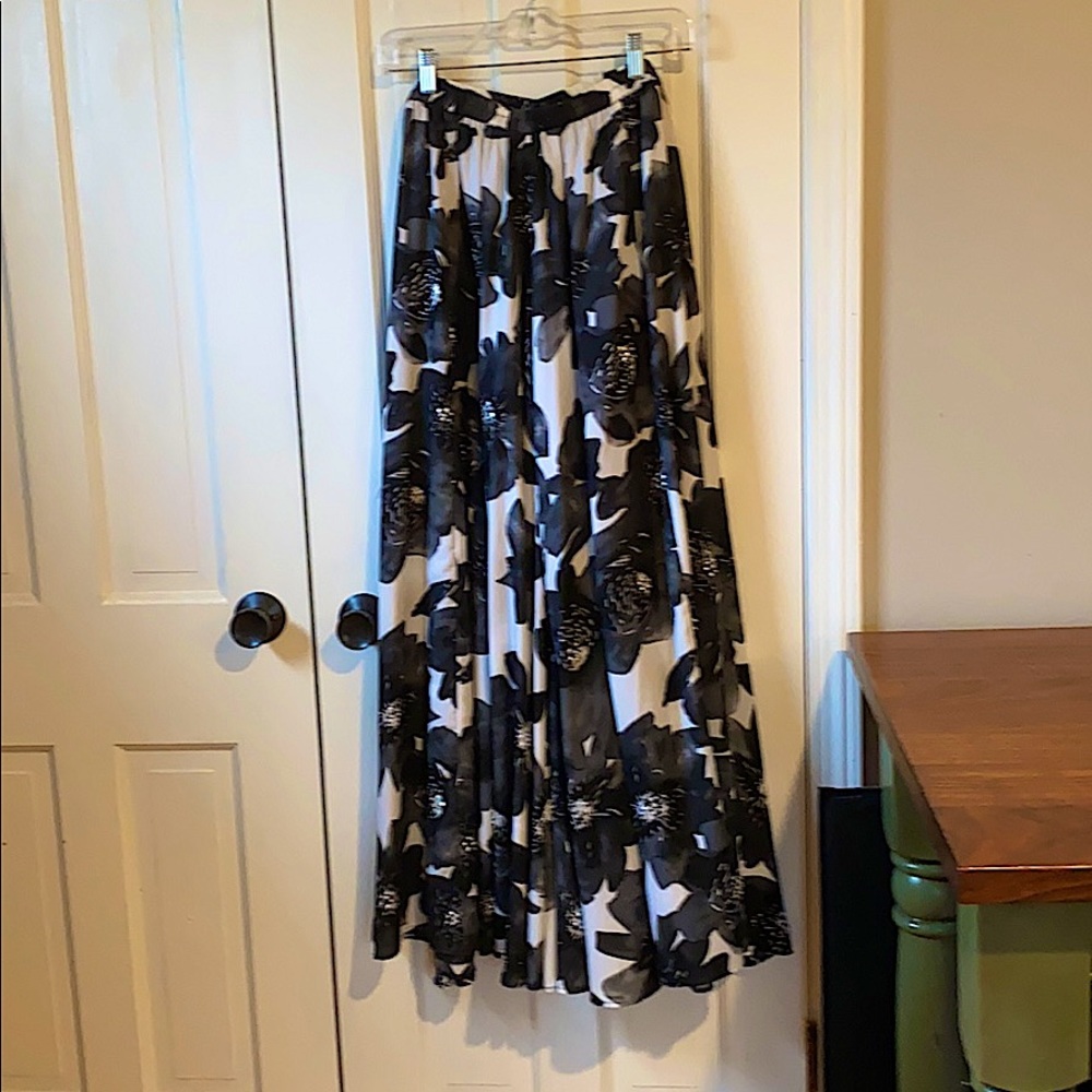 Floor length skirt